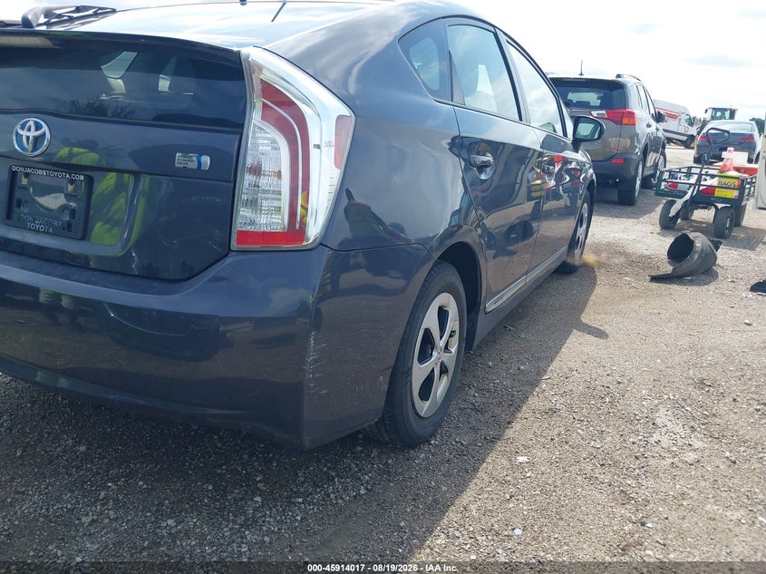 2012 TOYOTA PRIUS HATCHBACK 1.8L I-4 DOHC, VVT, 98HP
