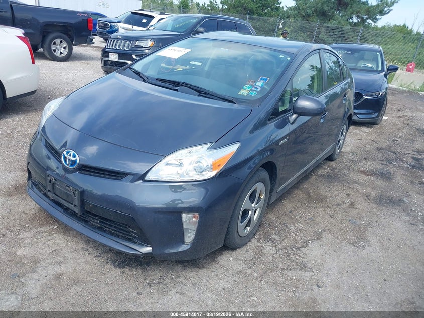 2012 TOYOTA PRIUS HATCHBACK 1.8L I-4 DOHC, VVT, 98HP
