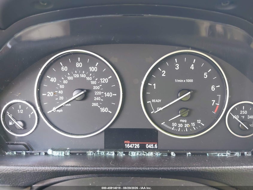 BMW 328I 2013 VIN WBA3B3C53DF540362
