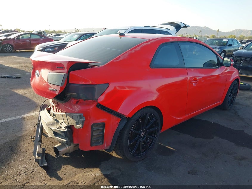 Vin: knafw6a30a5139289, lot: 46413114, kia forte koup sx 20104