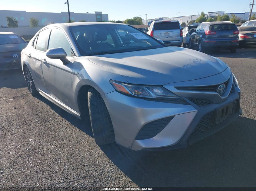 2019 Toyota Camry Hybrid Se, Левый зад, IAAI, VIN 4T1B21HK3KU521557