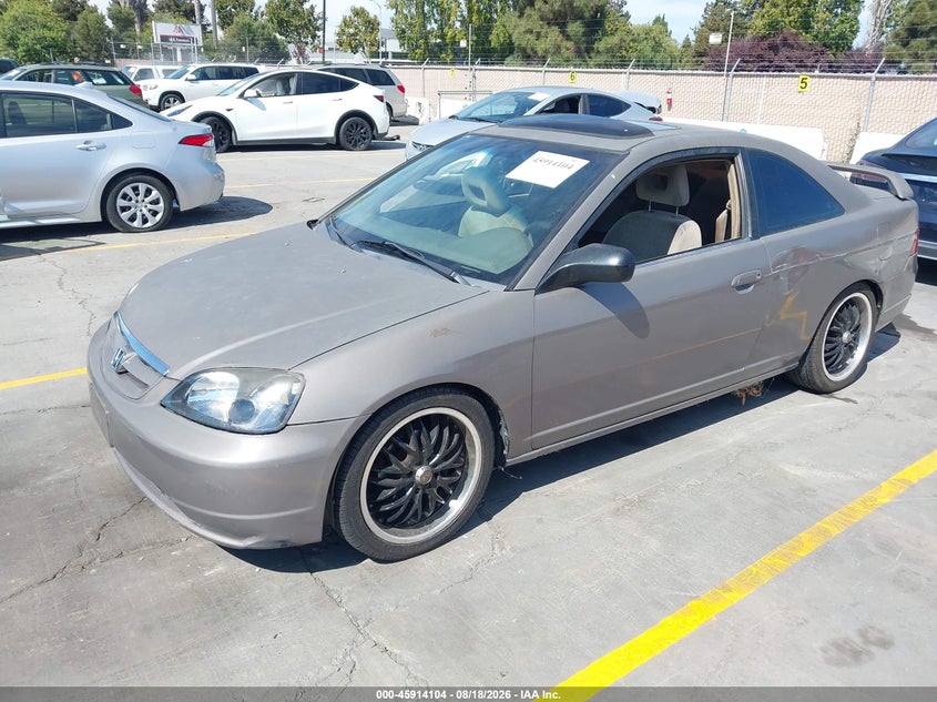 2001 Honda Civic, Normal Wear & Tear, IAAI, VIN 1HGEM22921L022388 — photo 2