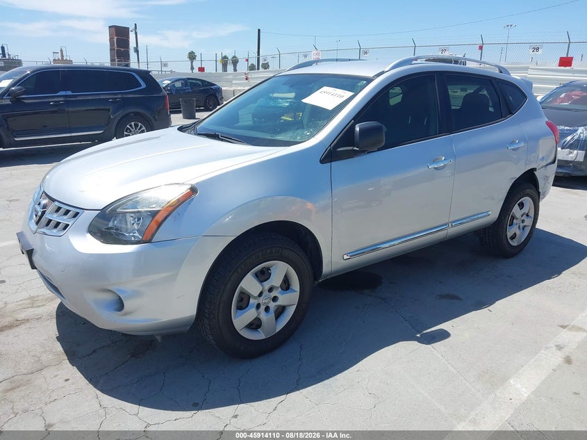 2014 Nissan Rogue, Правый бок, IAAI, VIN JN8AS5MT1EW104635 — фото 2