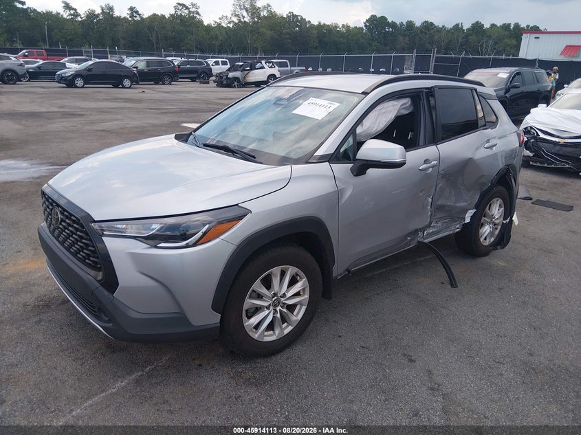 2024 Toyota Corolla Cross, Left Side, IAAI, VIN 7MUCAAAG0RV086423 — photo 2