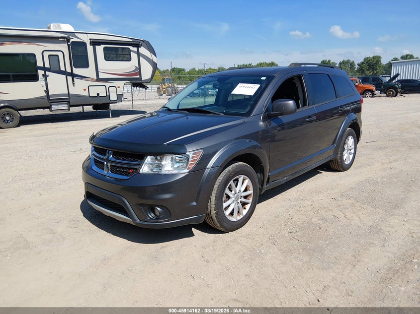 2015 Dodge Journey, Левый бок, IAAI, VIN 3C4PDCBG3FT531249 — фото 2