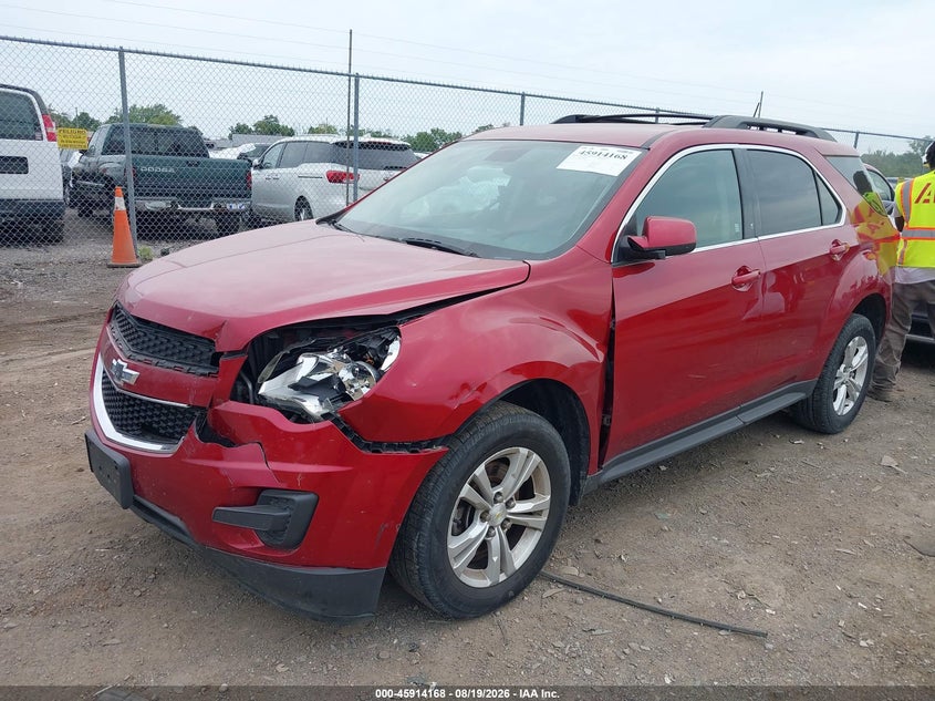 2014 Chevrolet Equinox, Удар спереду, IAAI, VIN 2GNALBEKXE6378222 — фото 2