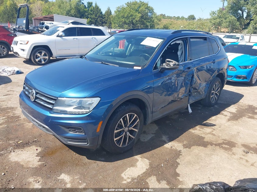 2019 Volkswagen Tiguan 2.0T Se/2.0T Sel/2.0T Sel R-Line/2.0T Sel R-Line Black, Left Side, IAAI, VIN 3VV3B7AX9KM194038 — photo 2