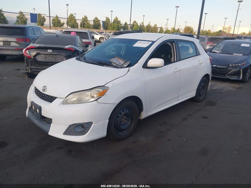 TOYOTA MATRIX 2010 VIN 2T1KU4EE3AC337830