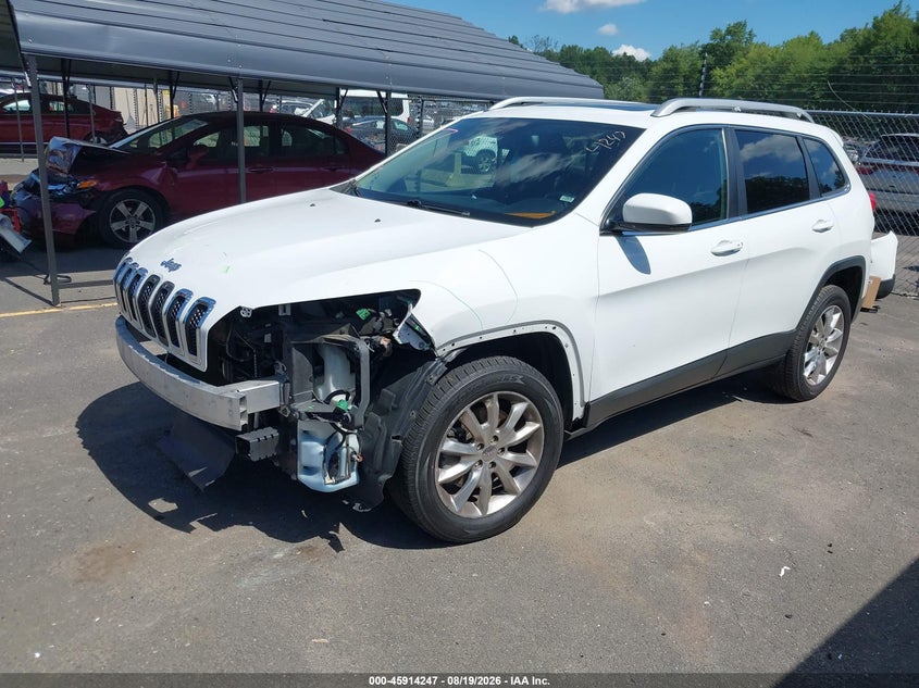 2015 Jeep Cherokee, Front End, IAAI, VIN 1C4PJMDB4FW759528 — photo 2