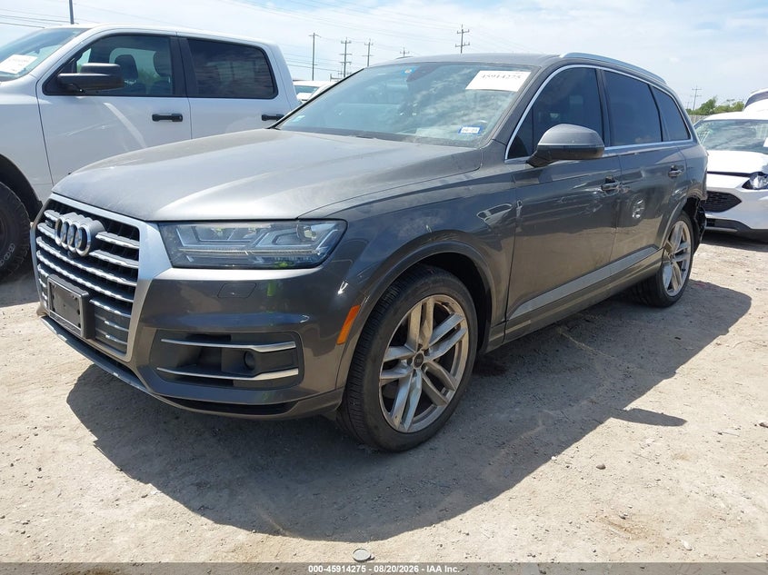 2018 Audi Q7, Левый зад, IAAI, VIN WA1VAAF73JD039084 — фото 2