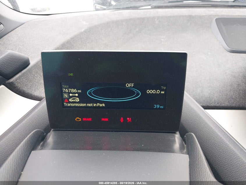 BMW I3 2016 VIN WBY1Z4C51GV508725