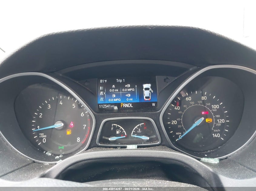 FORD FOCUS 2016 VIN 1FADP3K22GL397500