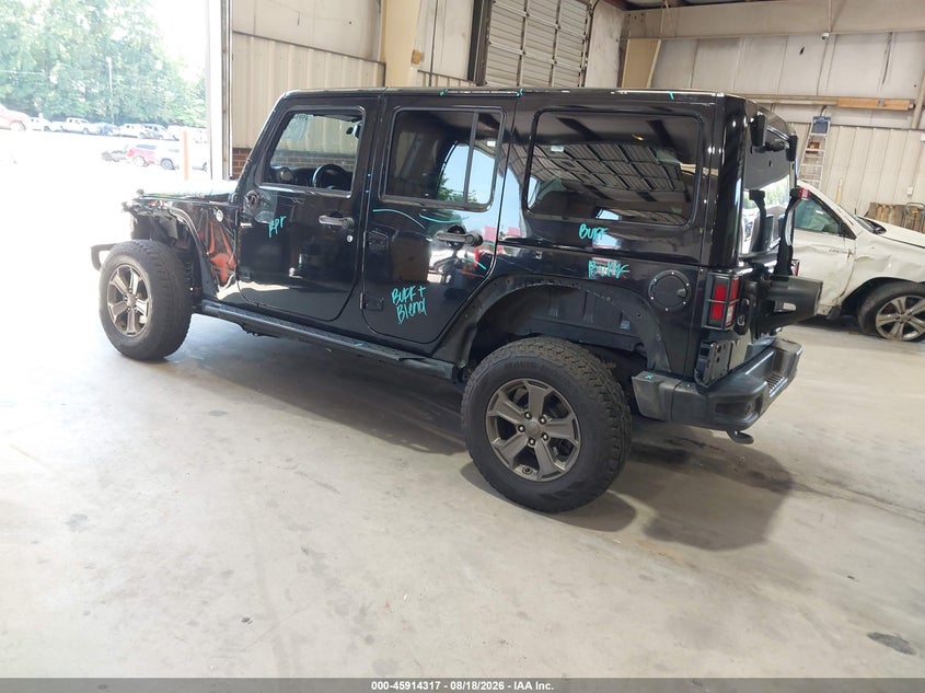 Vin: 1c4hjwdg7jl892256, lot: 46413384, jeep wrangler jk unlimited golden eagle 4x4 20183