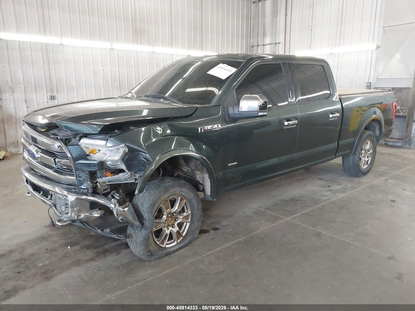 2015 Ford F-150, Удар спереду, IAAI, VIN 1FTFW1EGXFFA88369 — фото 2