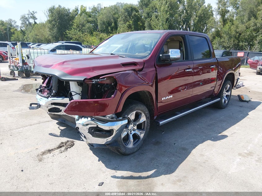 2019 RAM 1500, Front End, IAAI, VIN 1C6SRFJTXKN634651 — photo 2