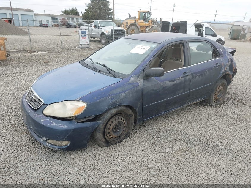 2005 Toyota Corolla, Front & Rear, IAAI, VIN 1NXBR32E55Z510705 — photo 2