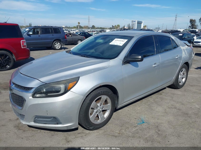 2014 Chevrolet Malibu, Удар сзади, IAAI, VIN 1G11B5SLXEF170561 — фото 2