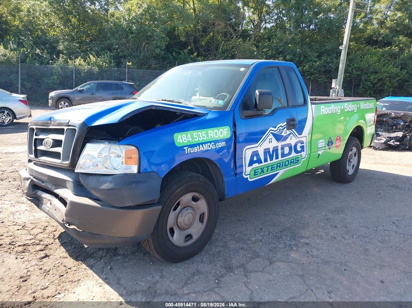 2008 Ford F-150, Front End, IAAI, VIN 1FTRF12258KC11172 — photo 2