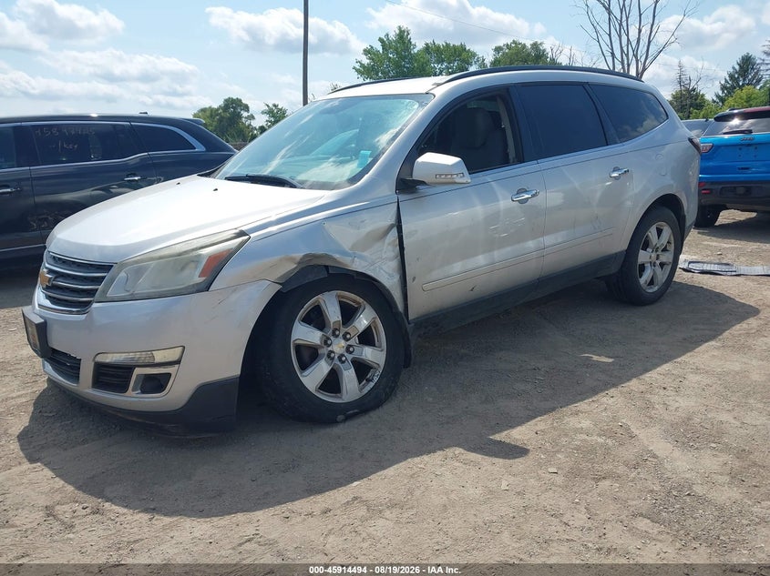 2016 Chevrolet Traverse, Front End, IAAI, VIN 1GNKRGKD6GJ249454 — photo 2