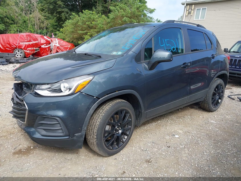 2022 Chevrolet Trax, Front End, IAAI, VIN KL7CJPSM8NB521334 — photo 2