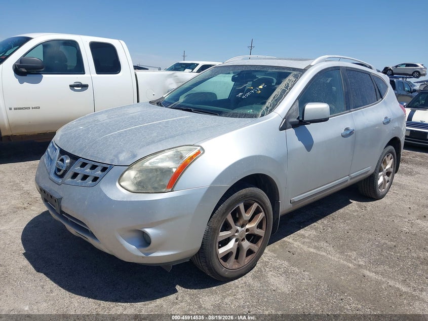 2011 Nissan Rogue Sv, Right Rear, IAAI, VIN JN8AS5MT3BW567081 — photo 2
