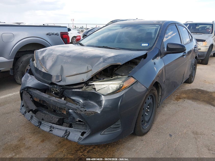 2019 Toyota Corolla, Front End, IAAI, VIN 5YFBURHE5KP881482 — photo 2