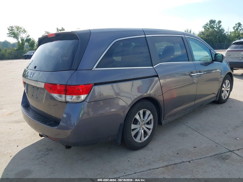 Vin: 5fnrl5h63fb066573, lot: 46413722, honda odyssey ex-l 20154