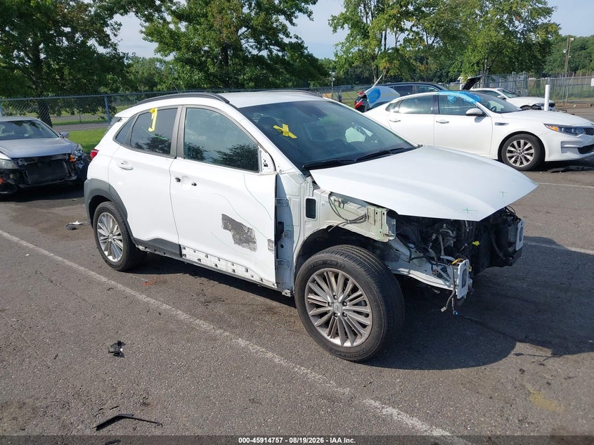 2021 Hyundai Kona Sel, Front, IAAI, VIN KM8K2CAAXMU747823