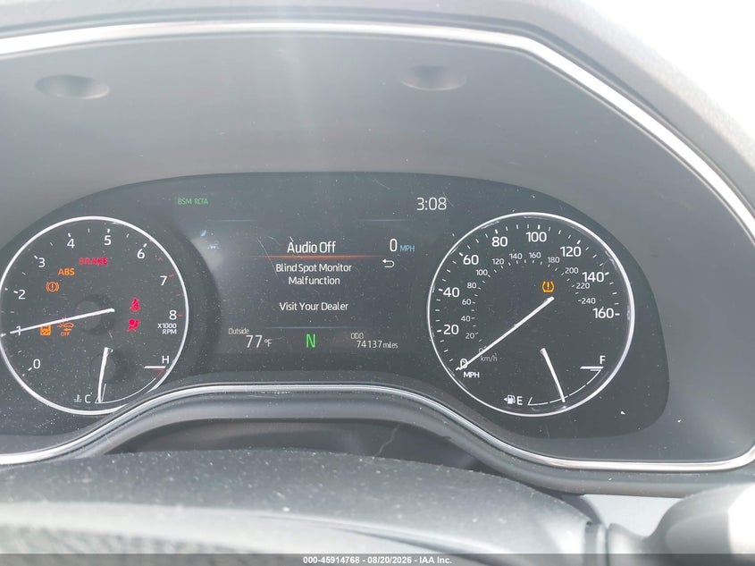 2020 TOYOTA AVALON auction photo 7
