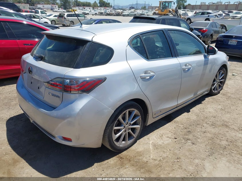 LEXUS CT 200H 2012 VIN JTHKD5BH8C2084959