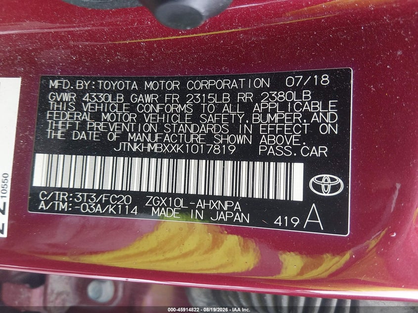 TOYOTA C-HR - zdjęcie 9