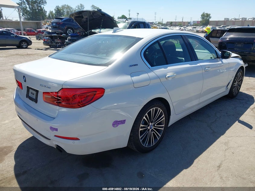 Vin: wbaja9c54jb253578, lot: 46413950, bmw 530e iperformance 20184