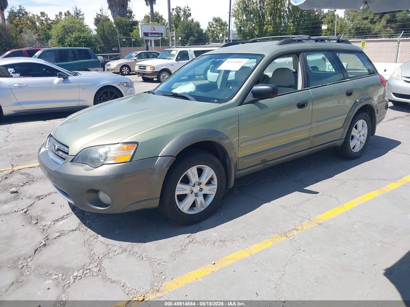 2005 Subaru Outback, Обычный износ, IAAI, VIN 4S4BP61C057385151 — фото 2