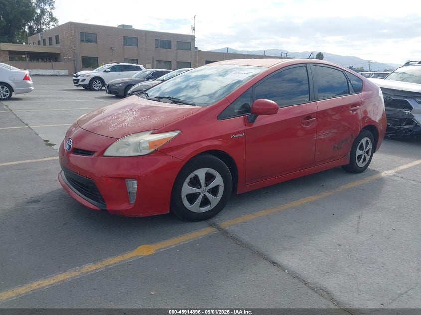 2012 Toyota Prius, Лівий бік, IAAI, VIN JTDKN3DU3C1506820 — фото 2