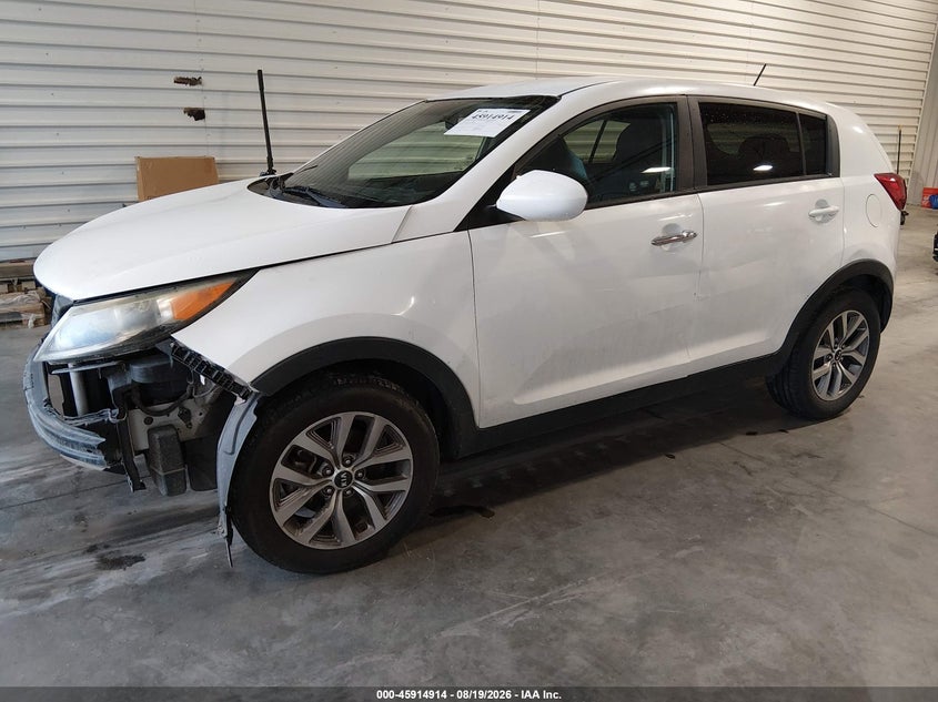 Vin: kndpb3acxg7837570, lot: 46413982, kia sportage lx 20162