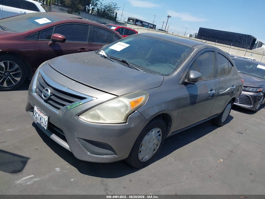 2016 Nissan Versa, Удар сзади, IAAI, VIN 3N1CN7AP2GL857102 — фото 2