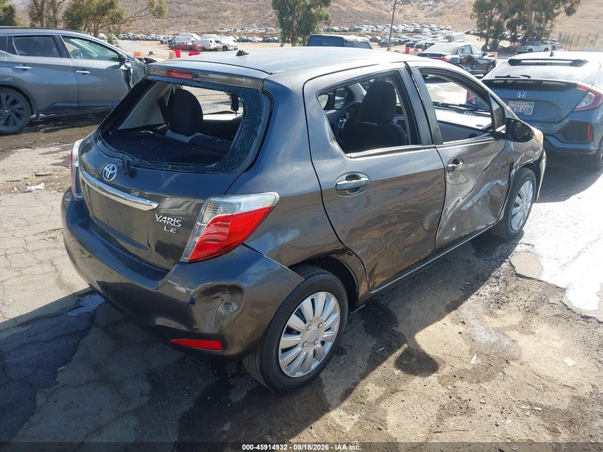 2014 TOYOTA YARIS auction photo 4