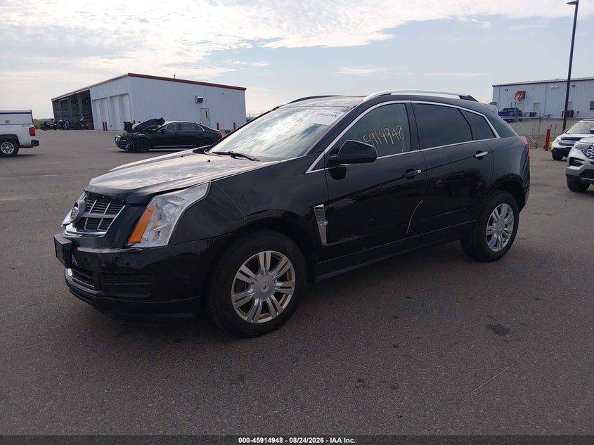 2011 Cadillac SRX, Удар спереди, IAAI, VIN 3GYFNAEY5BS611664 — фото 2