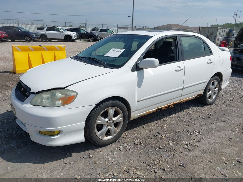 2005 Toyota Corolla, Front End, IAAI, VIN 2T1BY32E15C353789 — photo 2