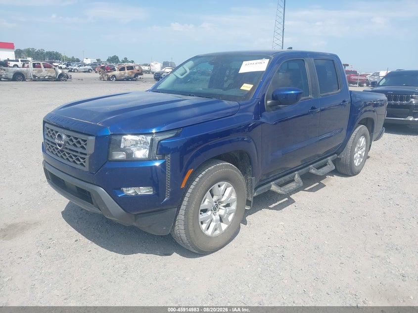 2022 Nissan Navara (Frontier), Удар ззаду, IAAI, VIN 1N6ED1EJ0NN602003 — фото 2