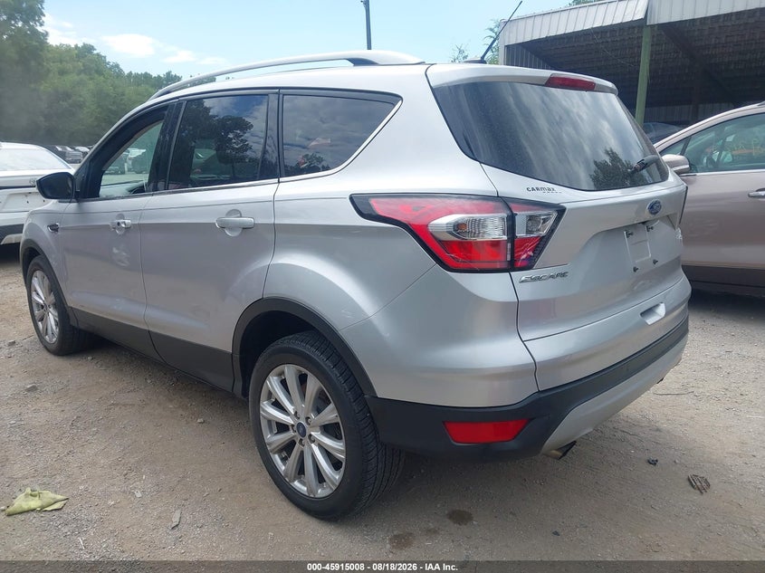 Vin: 1fmcu0jd0huc23691, lot: 46414076, ford escape titanium 20173