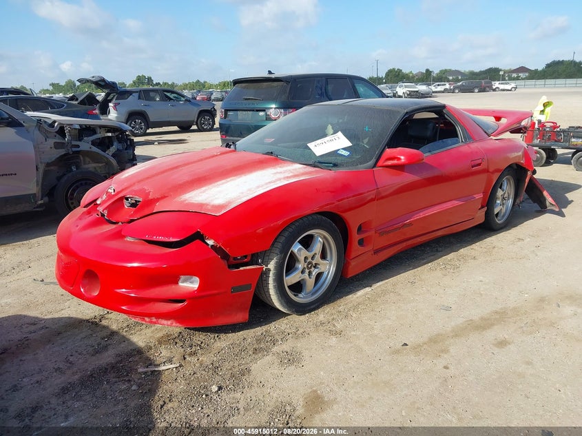 1998 Pontiac Firebird, Удар сзади, IAAI, VIN 2G2FV22G9W2225238 — фото 2