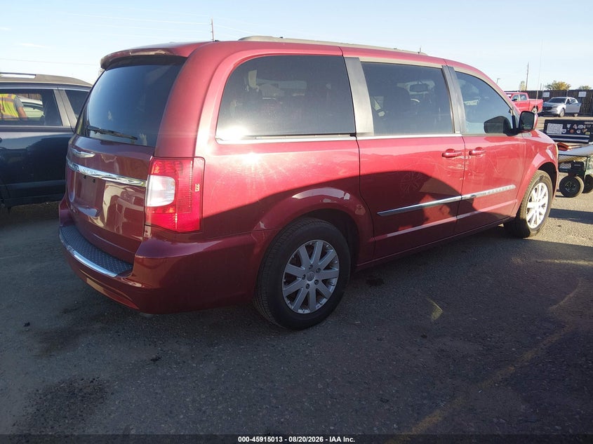 Vin: 2c4rc1bg4dr744338, lot: 46414081, chrysler town & country touring 20132