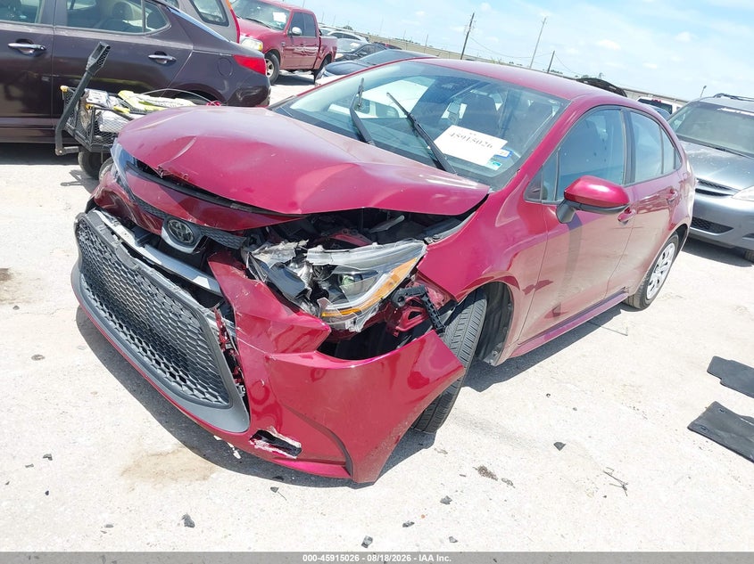 2022 Toyota Corolla, Front End, IAAI, VIN 5YFEPMAE7NP324045 — photo 2