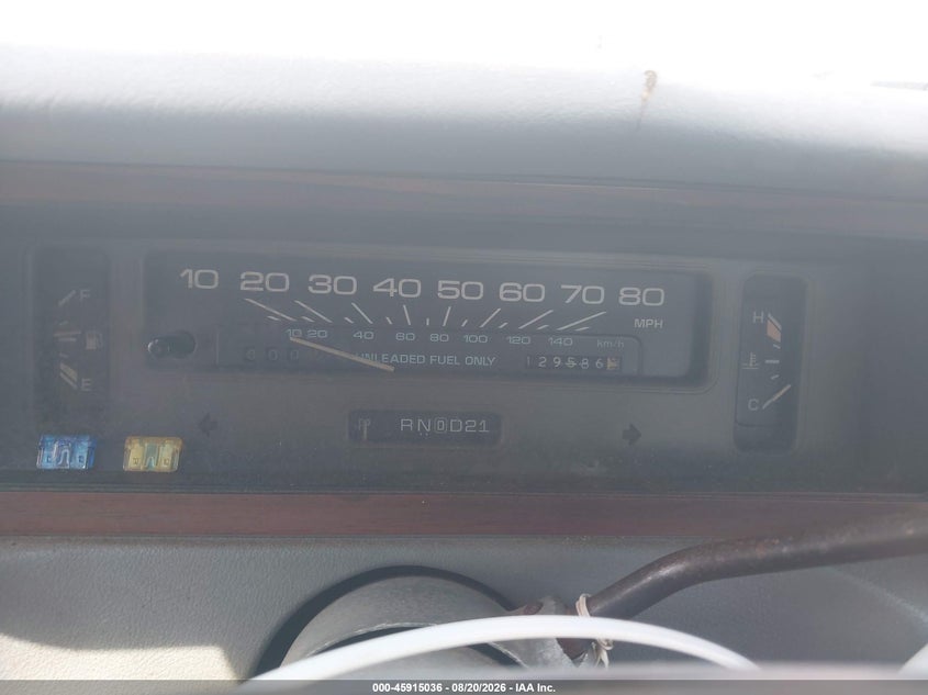 1991 CHEVROLET CAPRICE auction photo 7