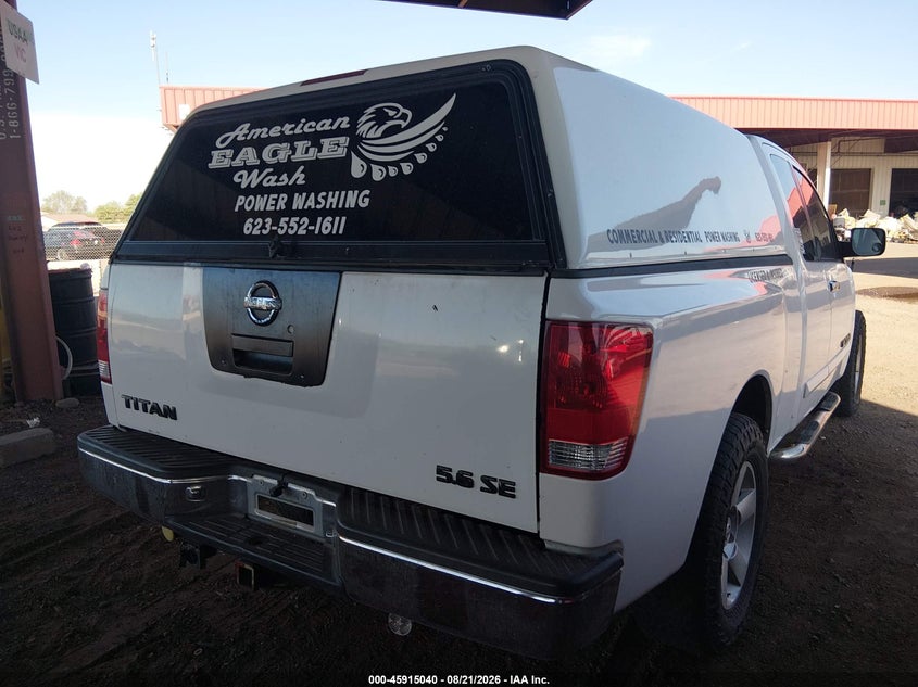 NISSAN TITAN 2006 VIN 1N6AA06A36N565692
