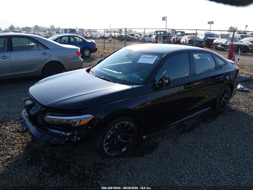 2026 Honda Civic, Normal Wear & Tear, IAAI, VIN 2HGFE4F87TH343129 — photo 2