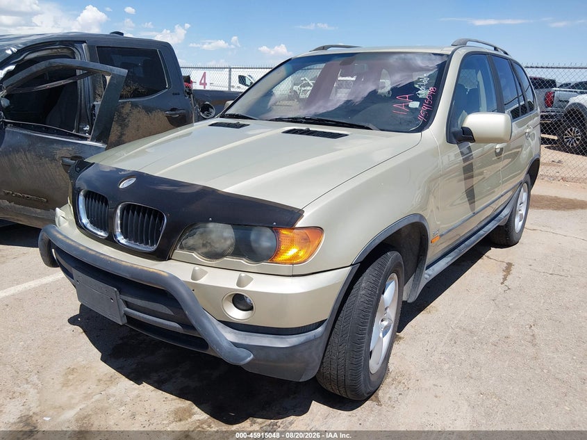 2003 BMW X5, Обычный износ, IAAI, VIN 5UXFA53563LW25838 — фото 2