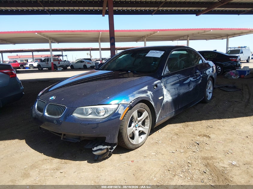 2011 BMW 3er, Left Front, IAAI, VIN WBADX7C57BE742637 — photo 2