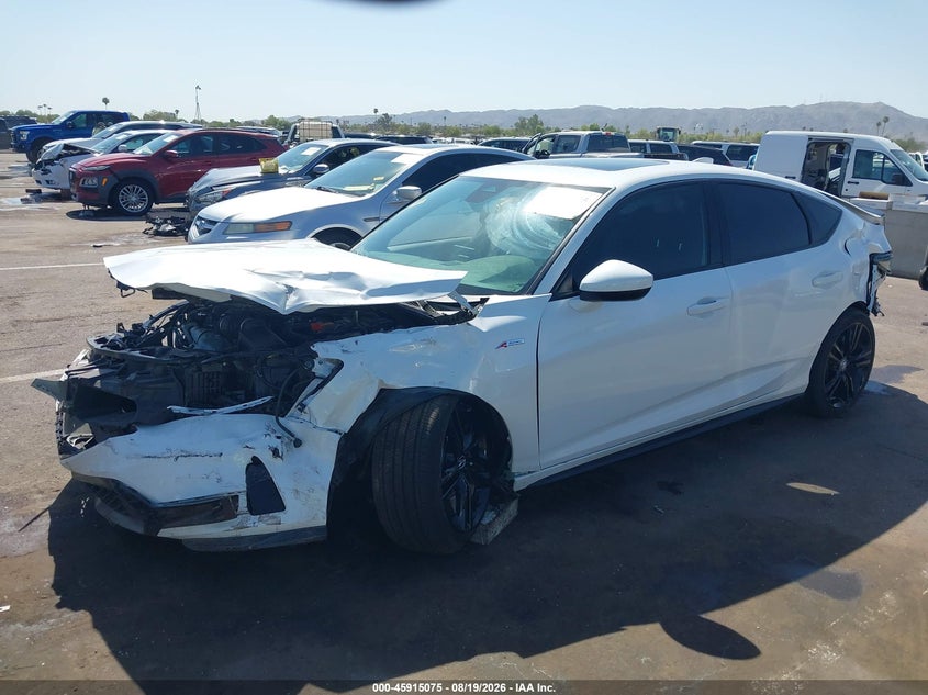 2026 Acura Integra, Front & Rear, IAAI, VIN 19UDE4H34TA002780 — photo 2